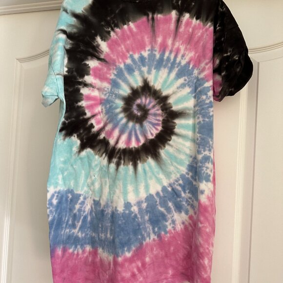 Tie Dye T-Shirt Dress - Picture 4 of 6